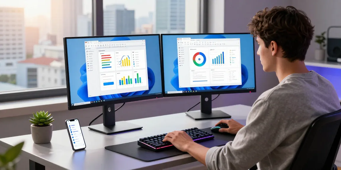 Professional using WPS Official Website applications in a modern workspace